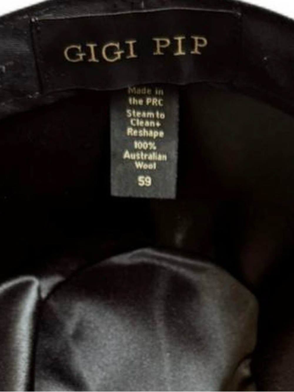 GIGI PIP red hat 100% Australia wool - Picture 2 of 5